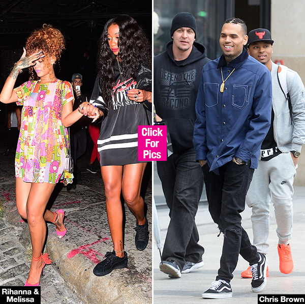 Chris Brown Flirts Rihanna Friend