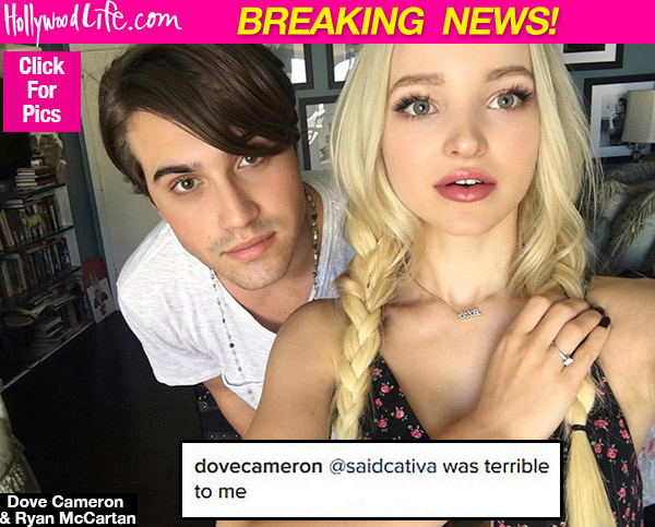 Dove Cameron Ryan McCartan Fighting
