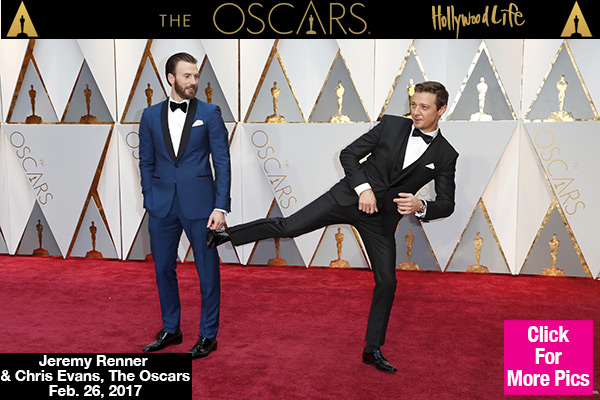 Chris Evans Jeremy Renner Oscars