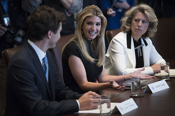 Ivanka Trump Justin Trudeau