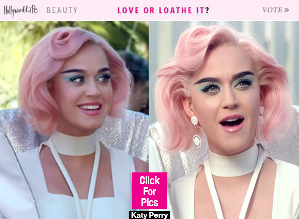 Katy Perry makeup chained to the rhythm