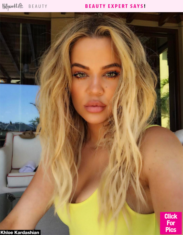 Khloe Kardashian Blonde Hair