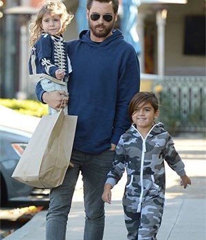 Scott Disick, Mason Disick, Penelope Disick