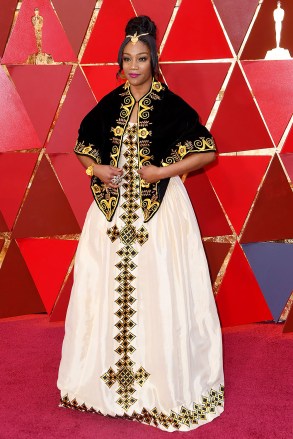 Tiffany Haddish90th Annual Academy Awards, Arrivals, Los Angeles, USA - 04 Mar 2018WEARING ERITREAN TRADITIONAL DRESS