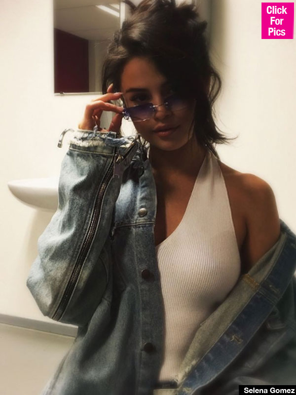 Selena Gomez Braless