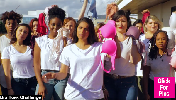 Bra Toss Challenge