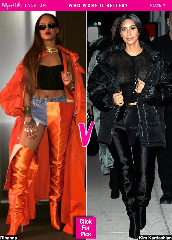 rihanna vetements boots kim kardashian
