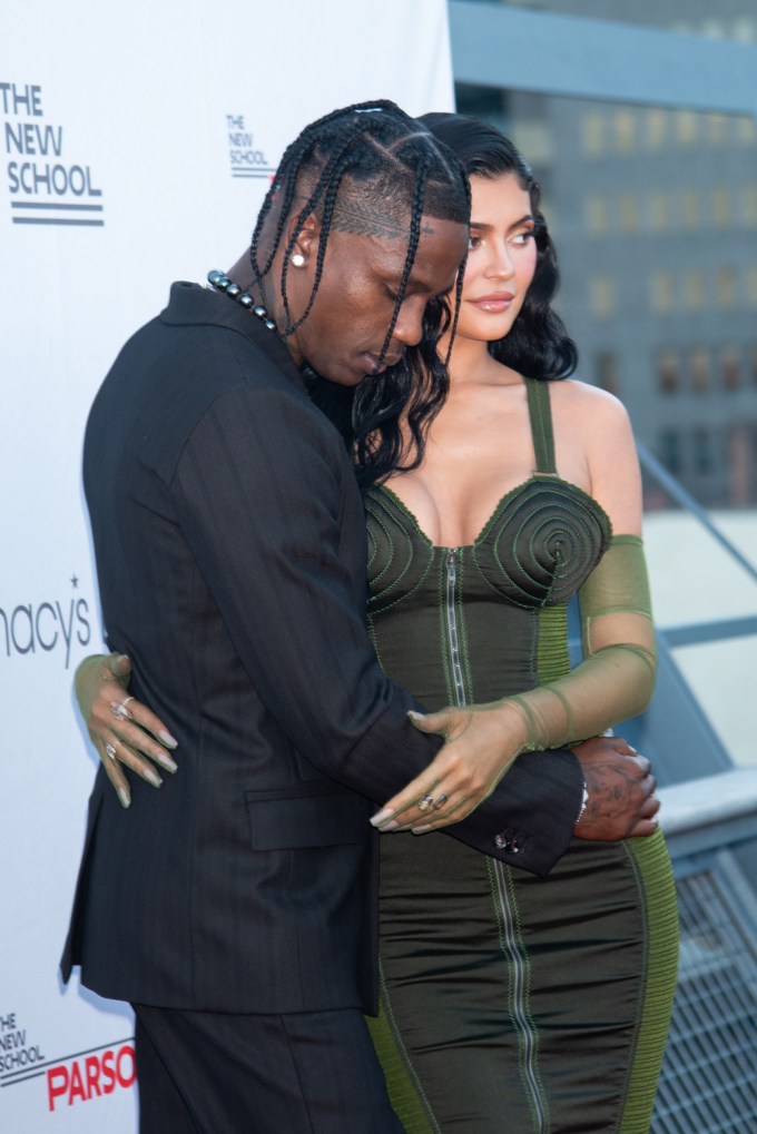 Travis Scott and Kylie Jenner Attend The 72nd Annual Parsons Benefit