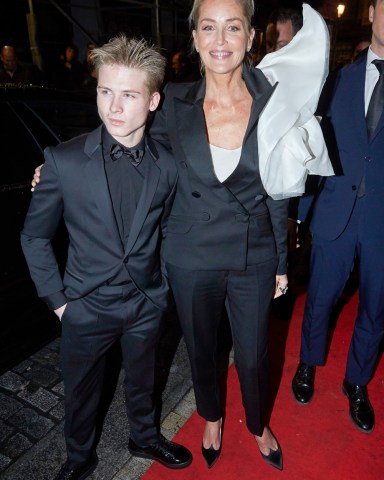 Sharon Stone and her son Roan Joseph Bronstein
Harper's Bazaar Attitude Awards, Madrid, Spain - 05 Nov 2019