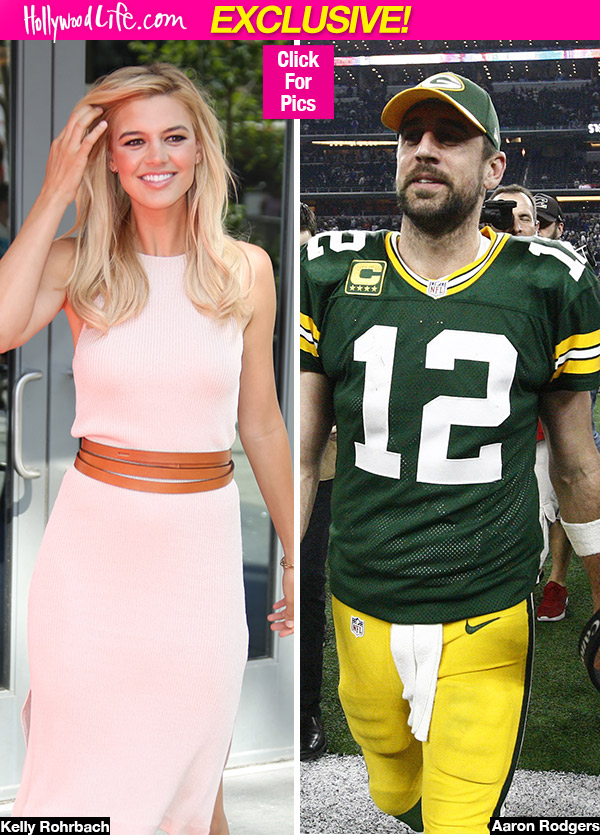 Aaron Rodgers and Kelly Rohrbach