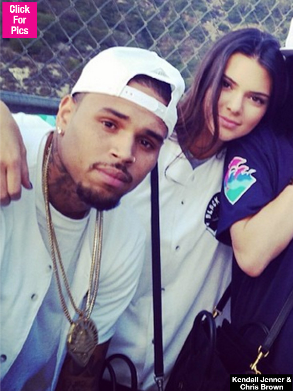 Chris Brown Flirting Kendall Jenner