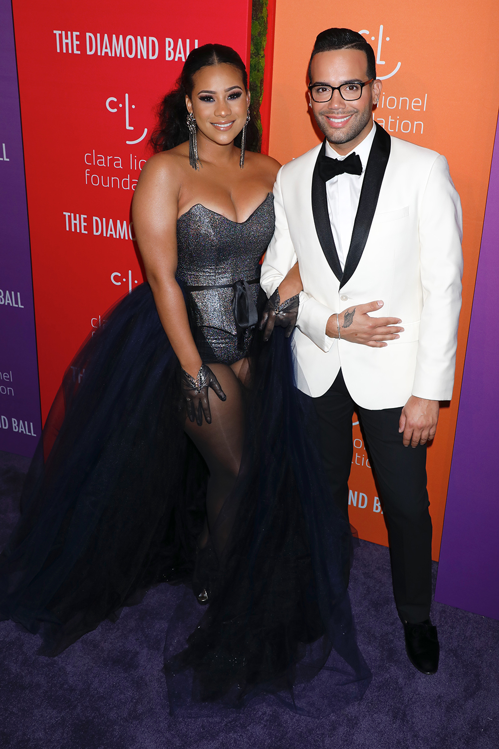 Cyn Santana and Jonathan Fernandez
5th Annual Clara Lionel Foundation Diamond Ball, Arrivals, Cipriani Wall Street, New York, USA - 12 Sep 2019