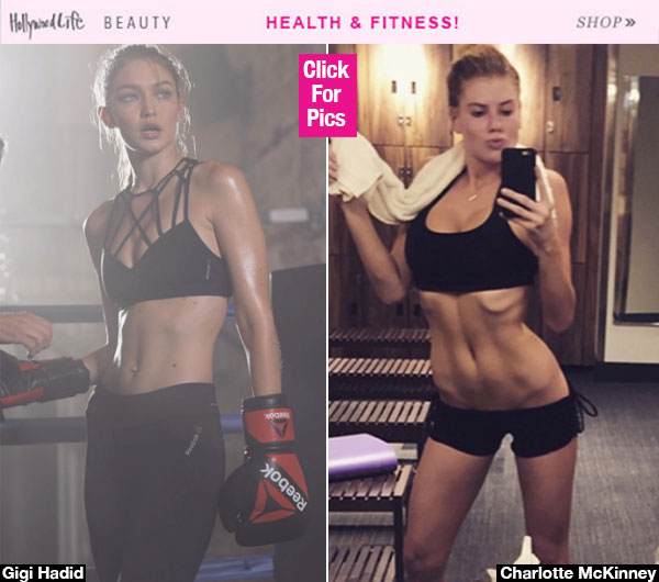 Charlotte McKinney Workout