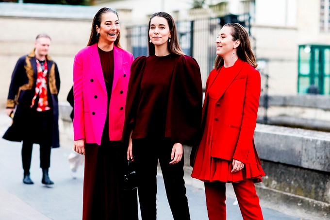 Haim At The Valentino Show