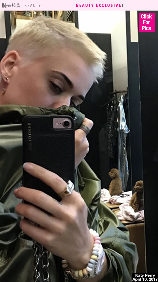 Katy Perry shaved Head