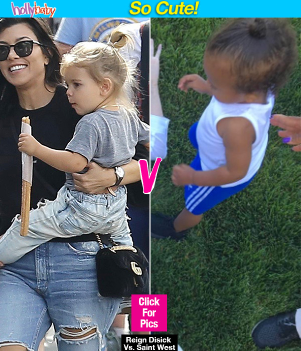 Reign Disick Saint West Man Bun