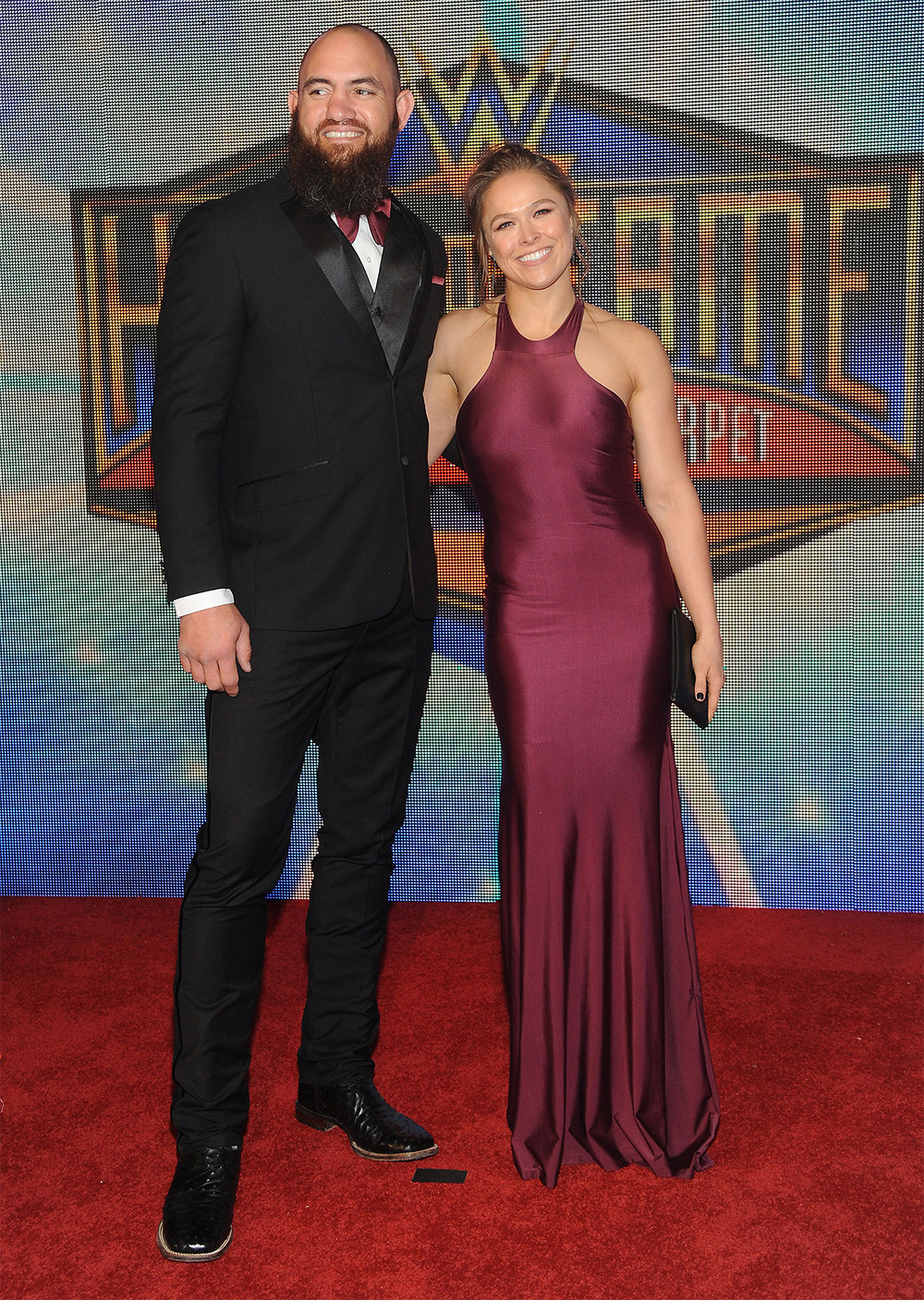 Travis Browne and Ronda Rousey
WWE Hall Of Fame Induction, New Orleans, USA - 06 Apr 2018