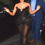 Cardi B poses up a storm out at Paris Fashion Week. 28 Sep 2021 Pictured: Cardi B. Photo credit: Neil Warner/MEGA TheMegaAgency.com +1 888 505 6342 (Mega Agency TagID: MEGA791548_005.jpg) [Photo via Mega Agency]