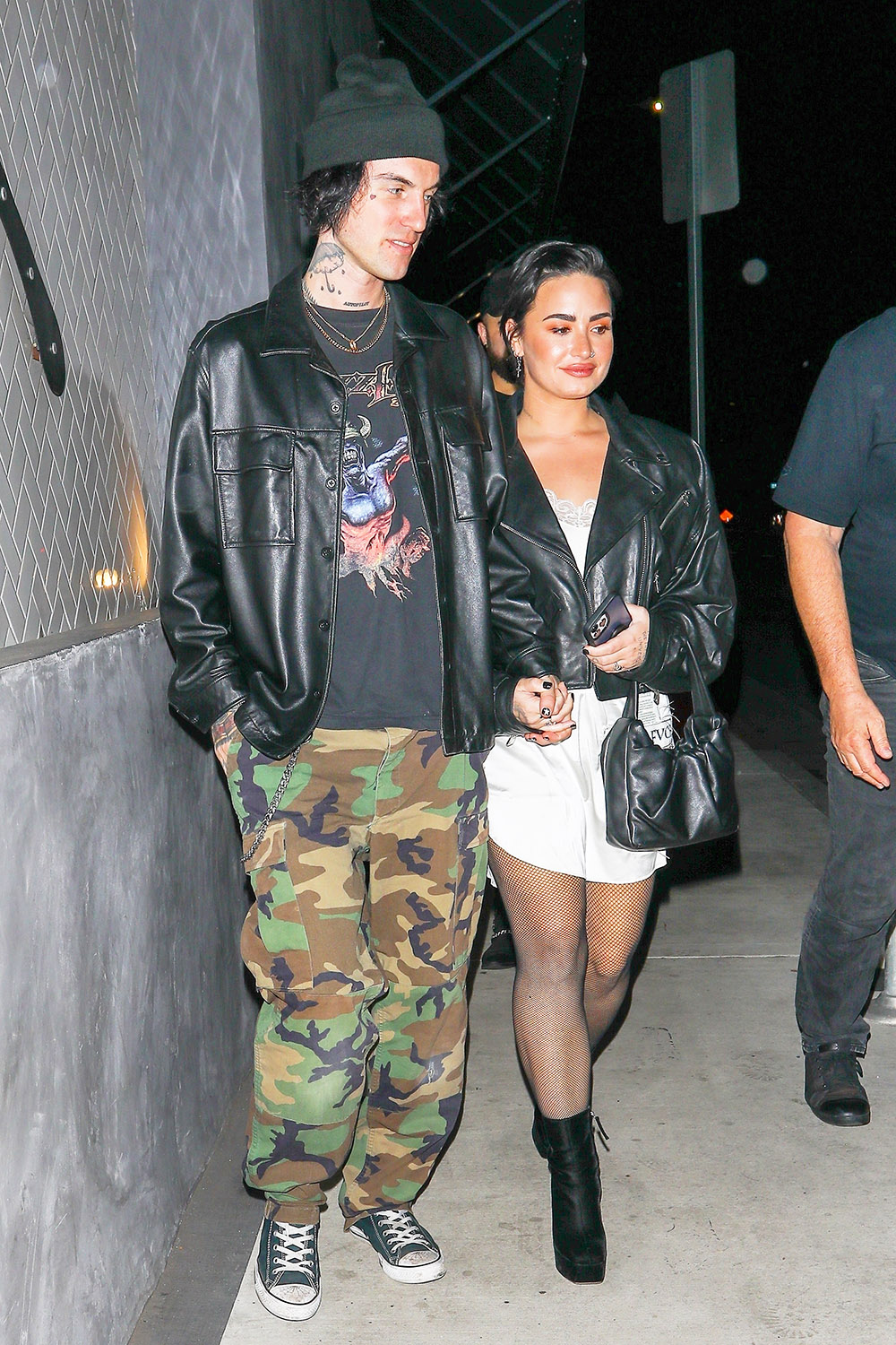 Demi Lovato Holds Hands Jutes Date