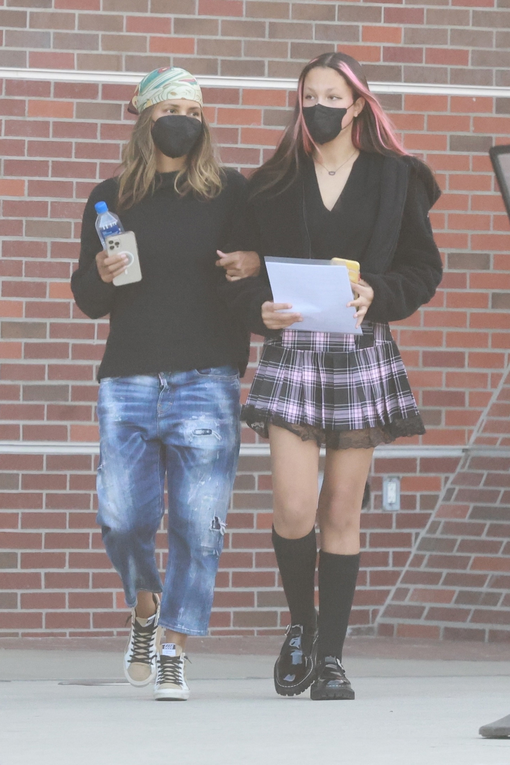 *EXCLUSIVE* Halle Berry and daughter Nahla Aubry scout performing arts high school, LACHSA