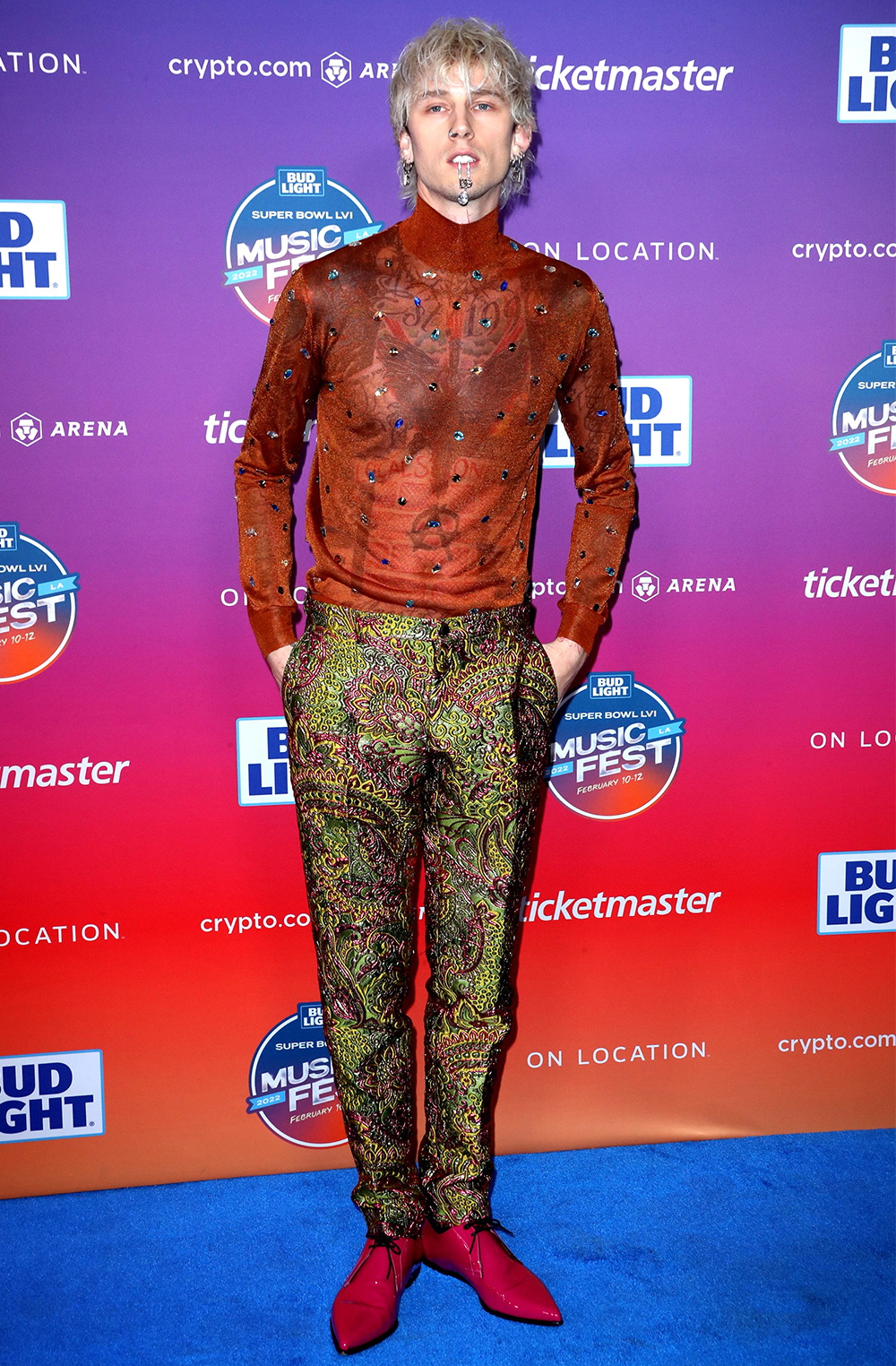 Super Bowl LVI: Bud Light Music Fest, Arrivals, Los Angeles, California, USA - 10 Feb 2022