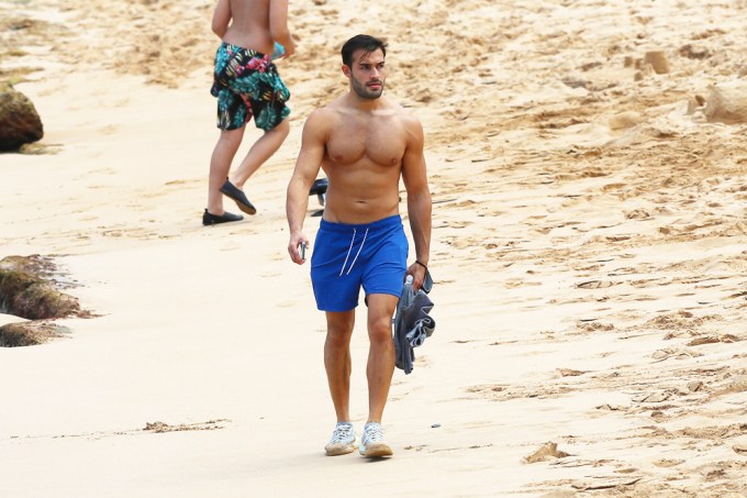 Sam Asghari In Maui