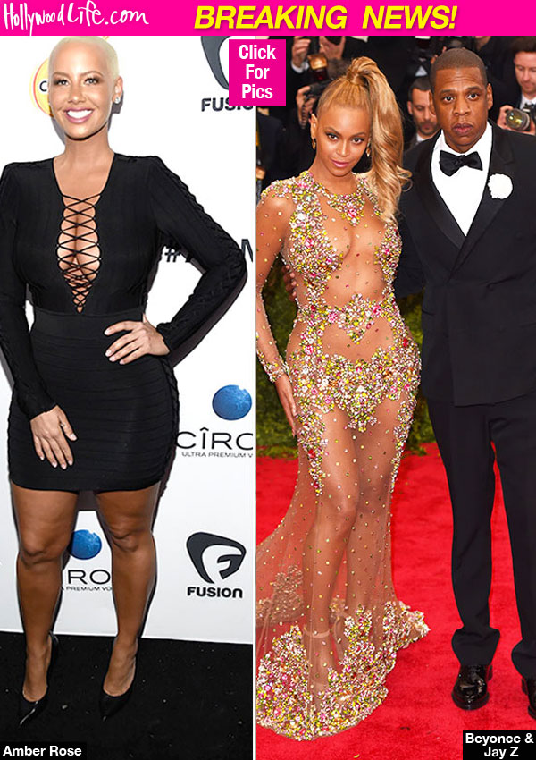 Amber Rose Beyonce Jay Z