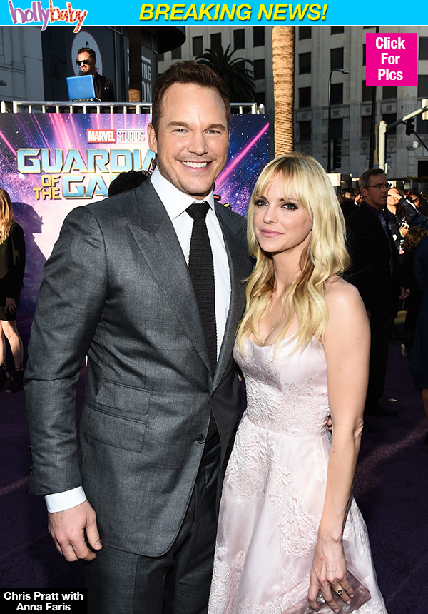 Chris Pratt, Anna Faris at 'Guardians' Premiere