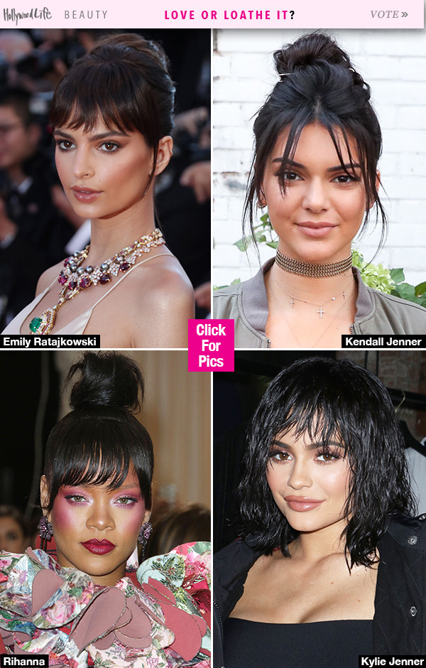 Brow Length Bangs