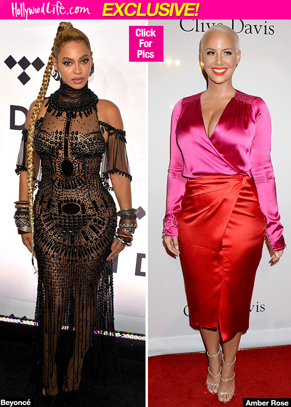 Beyonce and Amber Rose