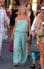 Goldie Hawn and Kurt Russell strolling in St Tropez France on july 13 , 2019. 13 Jul 2019 Pictured: Goldie Hawn and Kurt Russell. Photo credit: KCS Presse / MEGA TheMegaAgency.com +1 888 505 6342 (Mega Agency TagID: MEGA465682_008.jpg) [Photo via Mega Agency]