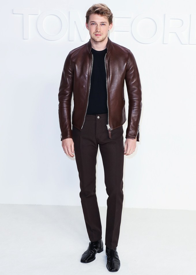 Joe Alwyn at a Tom Ford fashion show