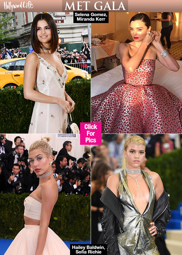 Justin Biebers Exes At Met Gala 2017