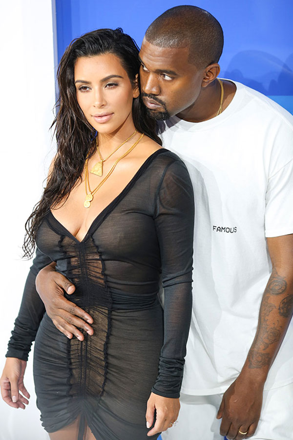 Kim Kardashian and Kanye West