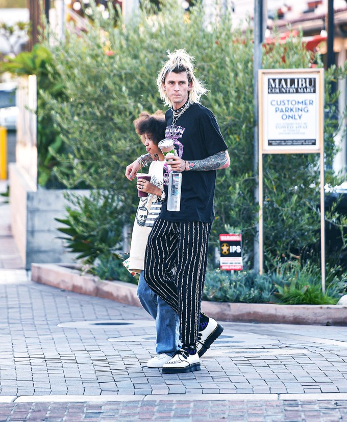 Machine Gun Kelly Shopping With Daughter