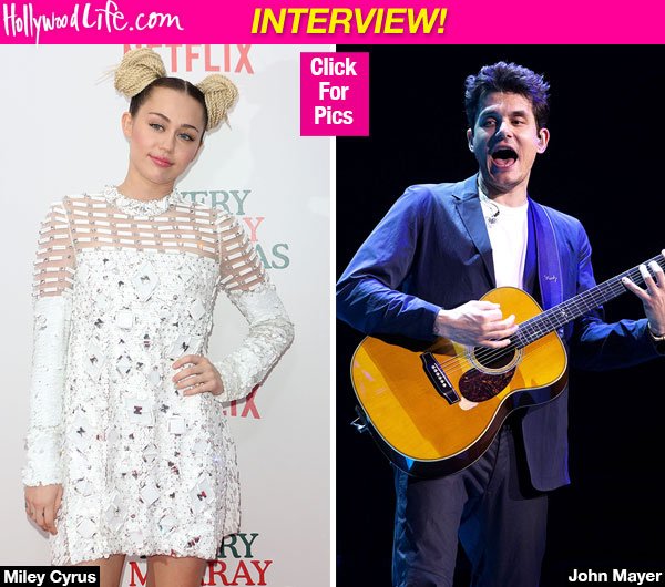 Miley Cyrus and John Mayer