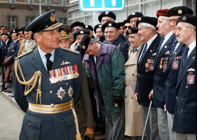 Prince Philip Wears His Dress Uniform