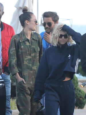 Scott Disick Chloe Bartoli and Sofia Richie