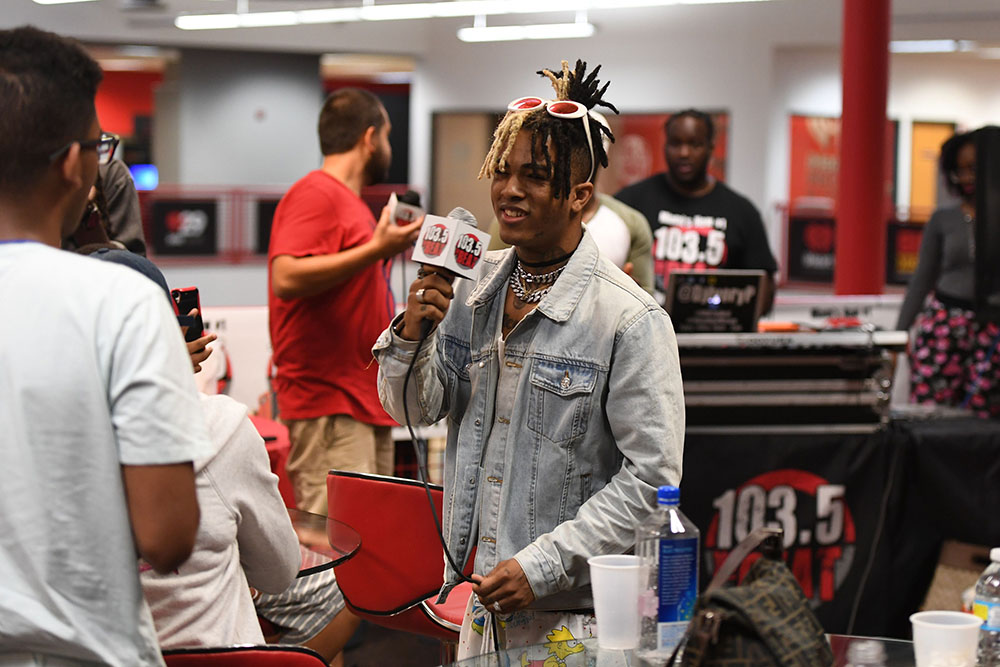 XXXtentacion at I Heart radio Station 103.5 The Beat, Fort Lauderdale, USA - 26 May 2017