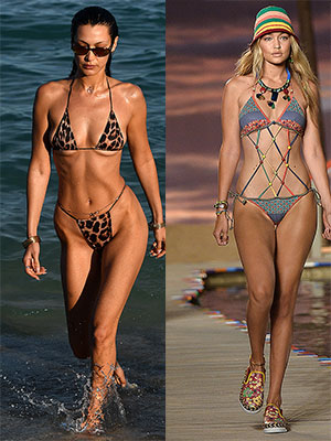 bella gigi hadid bikini
