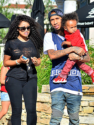 Tyga and Blac Chyna with their son King Cairo