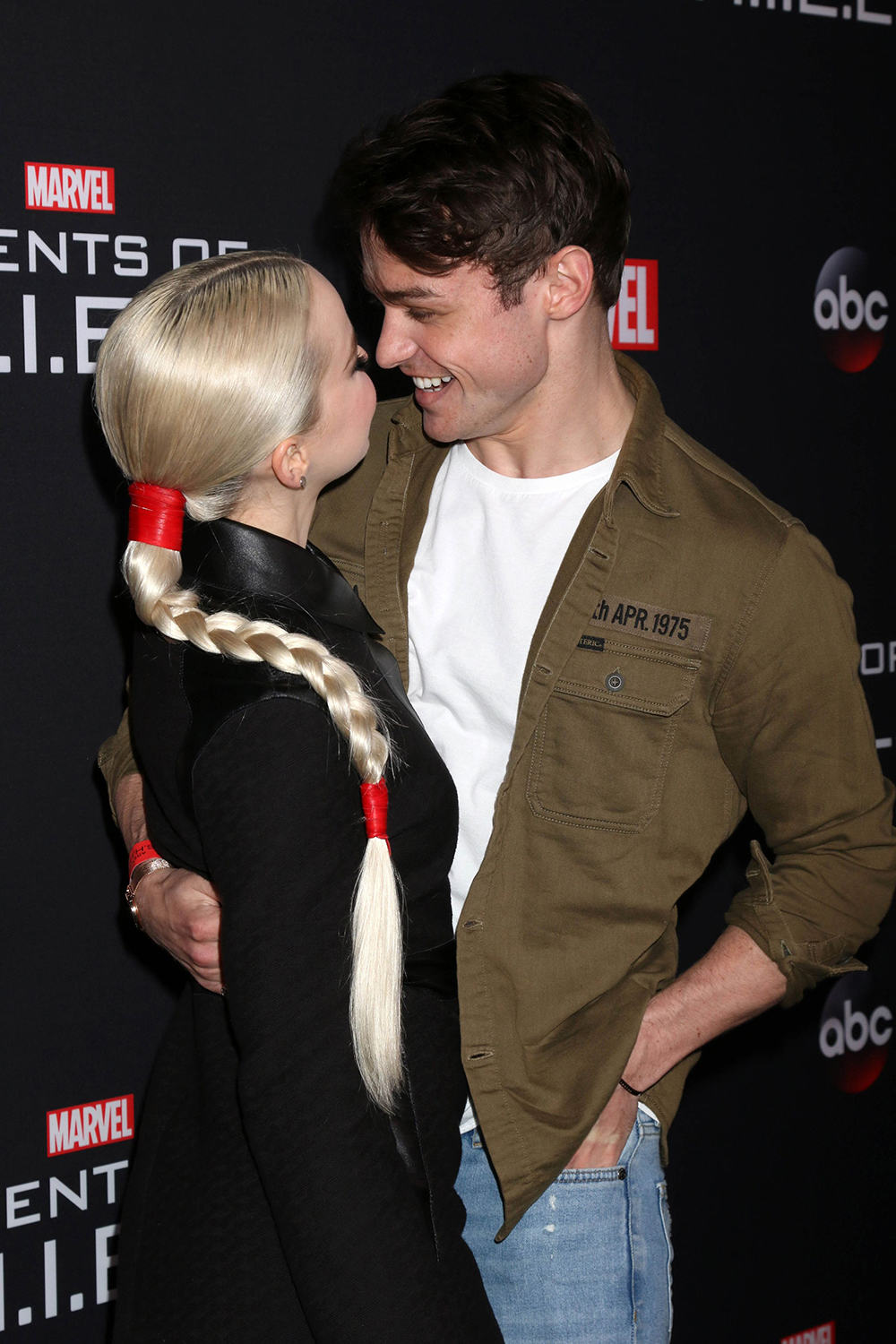 Dove Cameron, Thomas Doherty
'Agents of S.H.I.E.L.D' 100th Episode Celebration, Arrivals, Los Angeles, USA - 24 Feb 2018