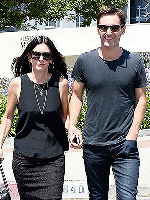 Courteney Cox with her boyfriend Johnny McDaid