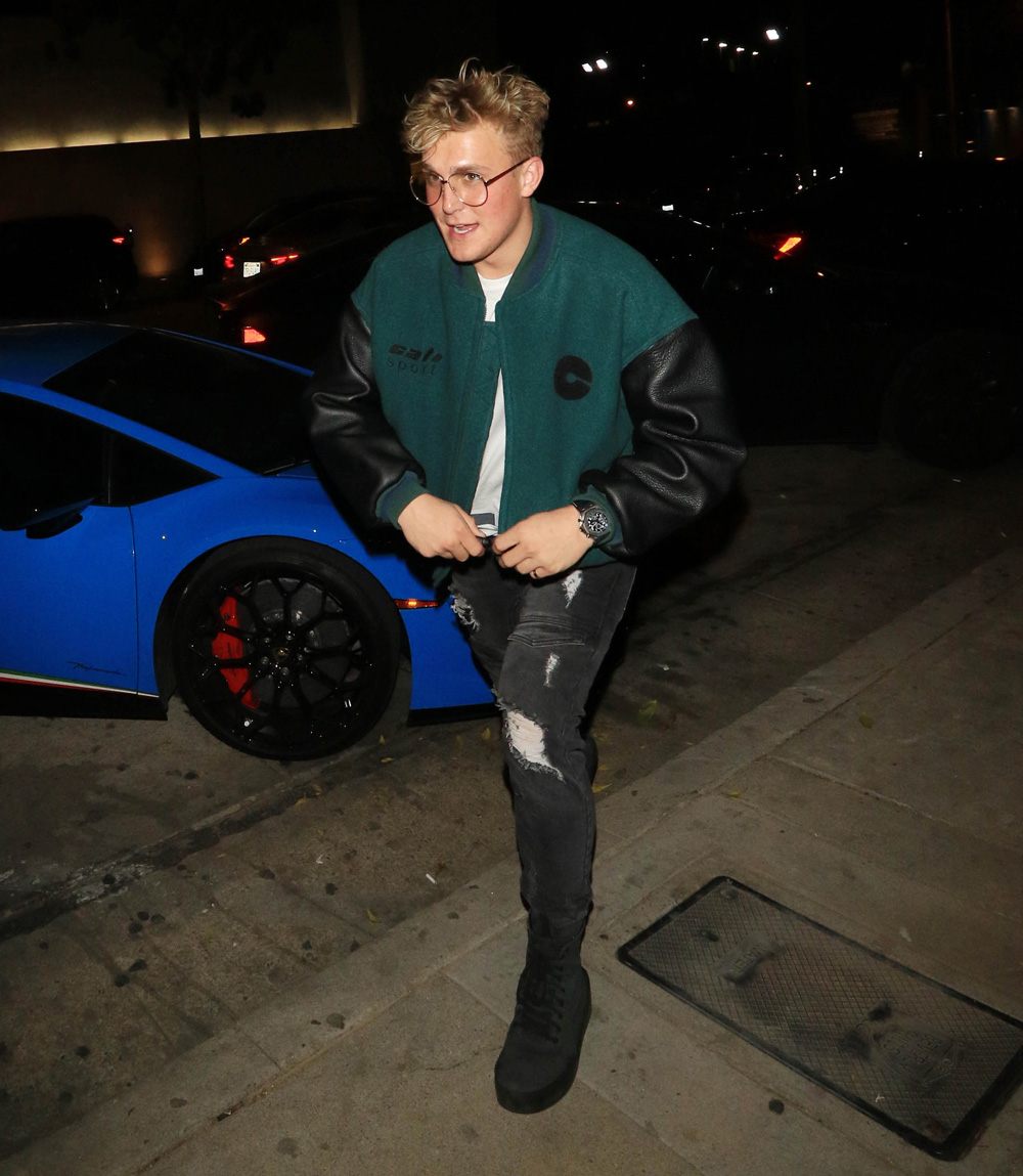 Jake Paul out and about, Los Angeles, USA - 05 Mar 2018