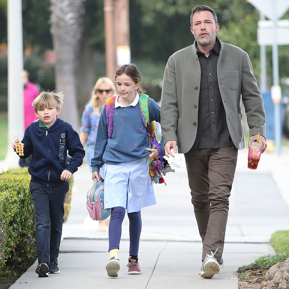 Samuel Affleck, Seraphina Affleck and Ben AffleckBen Affleck out and about, Los Angeles, USA - 04 Mar 2020