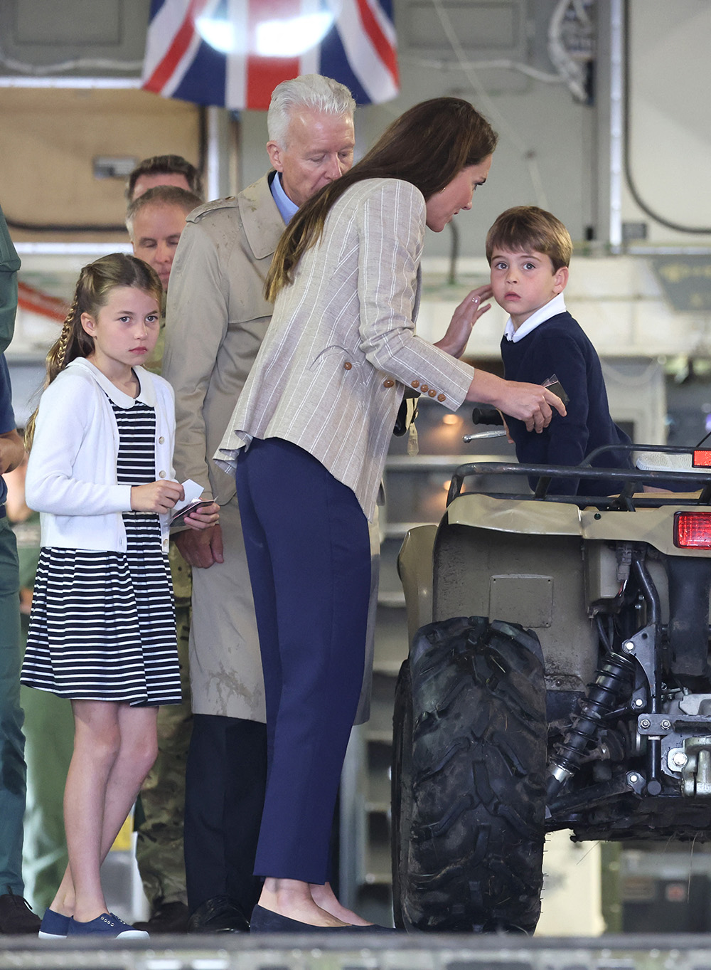 The Wales family visit the Air Tattoo at RAF Fairford