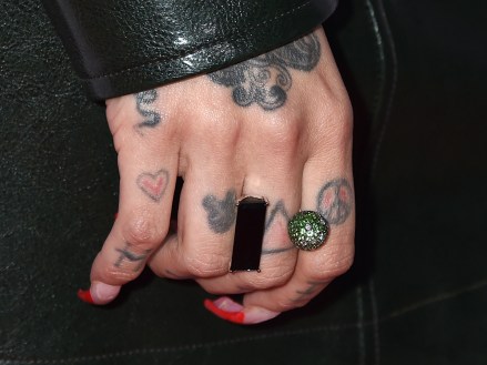 Kehlani, ring and tattoo detail'Justin Bieber: Seasons' TV show premiere, Regency Bruin Theatre, Los Angeles, USA - 27 Jan 2020