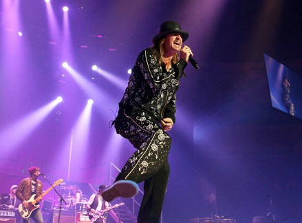 Kid Rock, Robert James Ritchie. Kid Rock performs at the Infinite Energy Arena, in Atlanta
Kid Rock In Concert - , Atlanta, USA - 09 Feb 2018