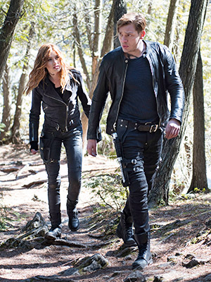 Jace and Clary on Shadowhunters