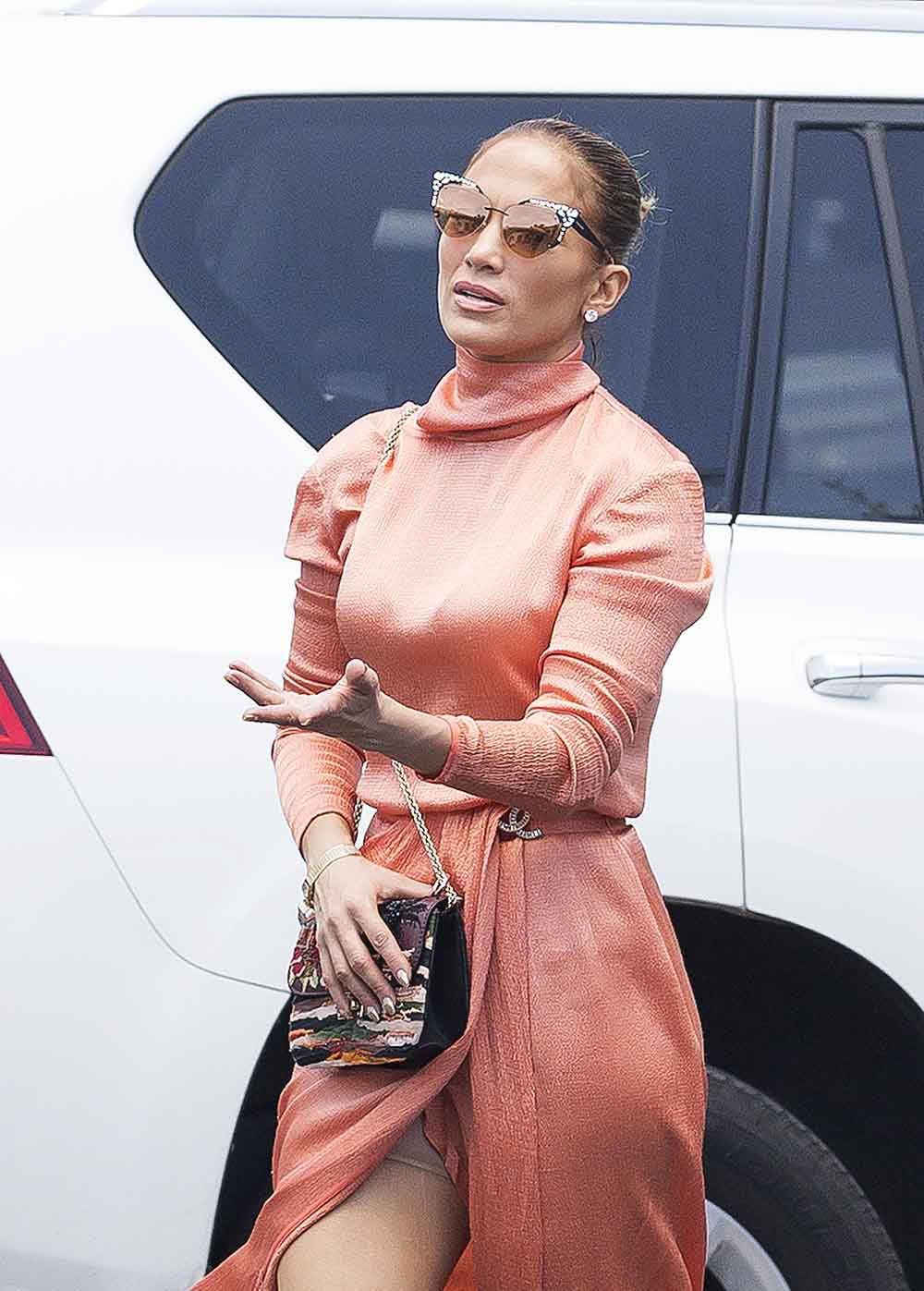 Jennifer Lopez spotted wearing Spanx as she attends her twins graduation and Alex Rodriguez and ex Marc Anthony in Miami. Lopez wore shape wear under a revealing salmon colored Chanel dress as she made her way to the graduation ceremony of Max and Emme.

Pictured: Jennifer Lopez,Alex Rodriguez
Ref: SPL5095986 050619 NON-EXCLUSIVE
Picture by: SplashNews.com

Splash News and Pictures
Los Angeles: 310-821-2666
New York: 212-619-2666
London: 0207 644 7656
Milan: 02 4399 8577
photodesk@splashnews.com

World Rights